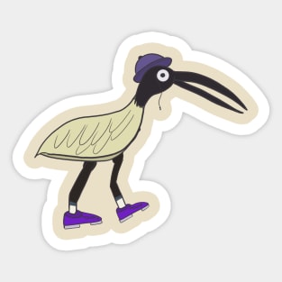 Dapper Ibis Sticker